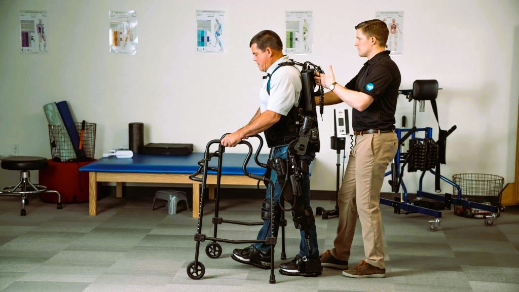 Exoskeleton Helps With Mobility Therapy